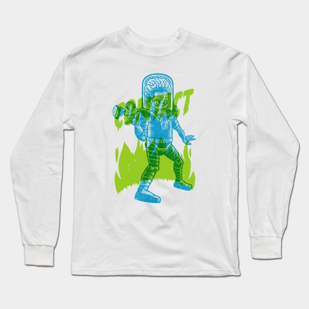 Contact Long Sleeve T-Shirt by GiMETZCO!